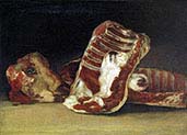 Still life with Head of Lamb and Ribs